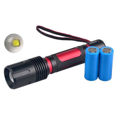 High Quality 5 Modes IP67 Military Grade XHP50 Or XHP70 LED Flashlight Torch With 26650 Battery and Charge